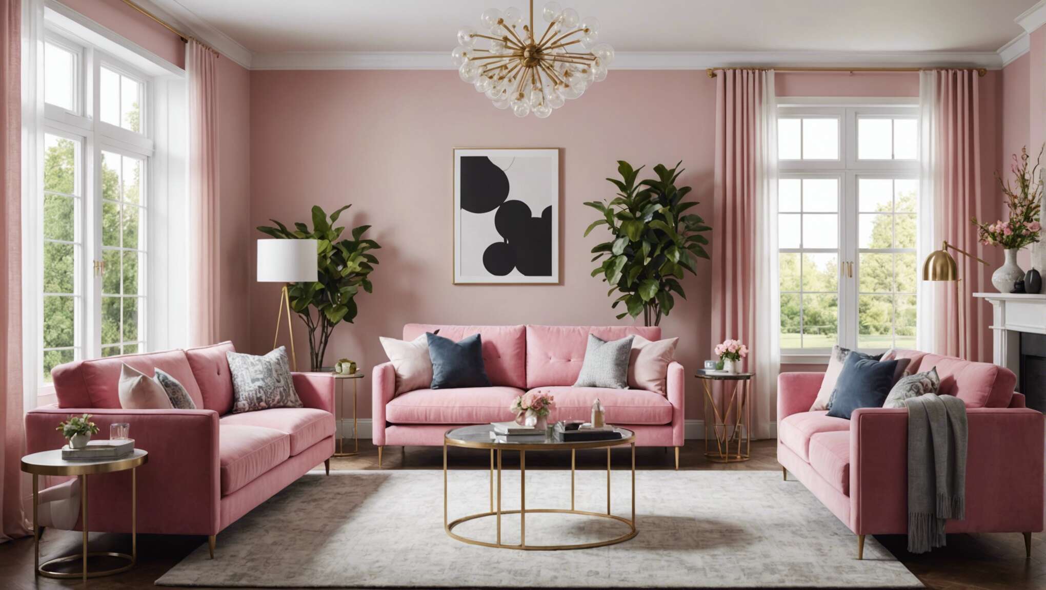 Tendance canapé rose : choisir le style idéal pour votre salon
