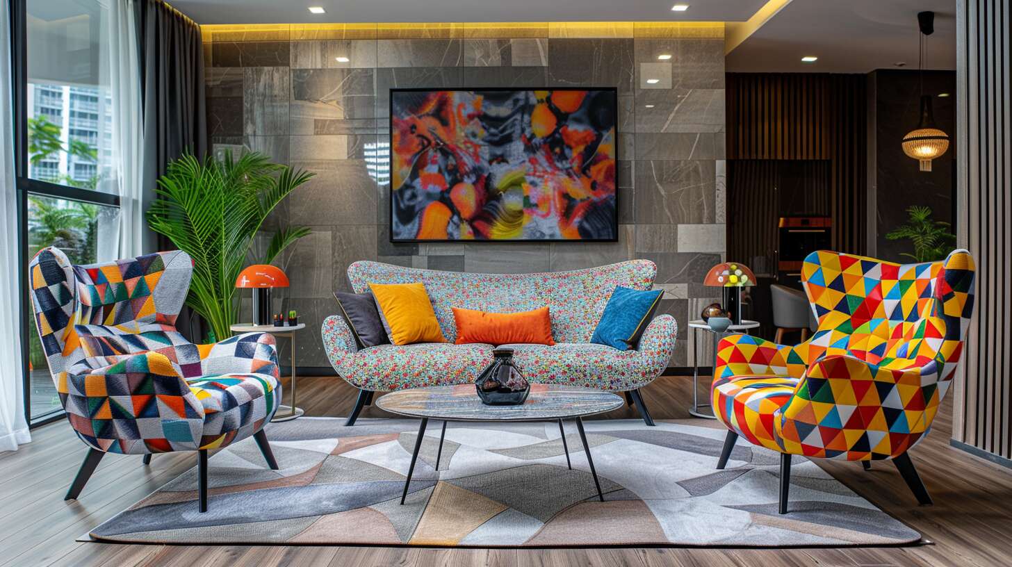 Fauteuils imprimés : tendances et conseils pour dynamiser votre salon