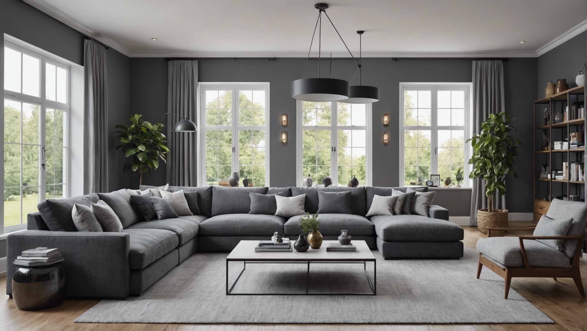 15 nuances de canapés gris : trouvez la teinte parfaite pour votre salon