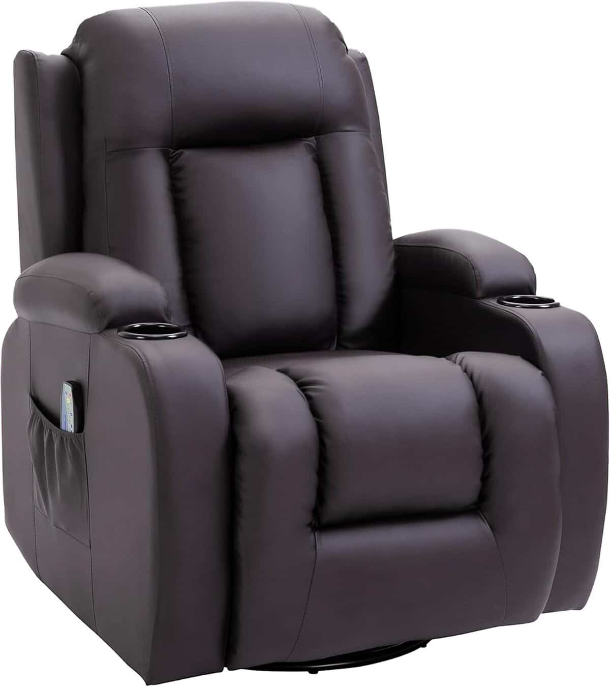 Test : fauteuil de massage HOMCOM électrique chauffant pivotant