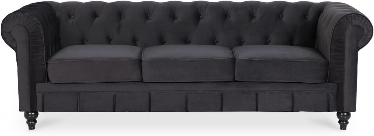 Test : canapé Chesterfield Intense Déco Altesse noir