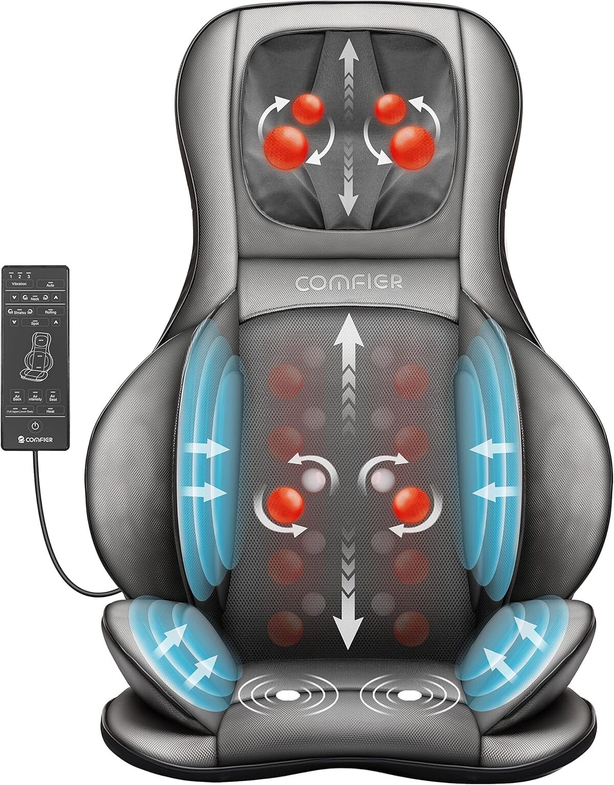 Test du siège massant Comfier Shiatsu : détente assurée