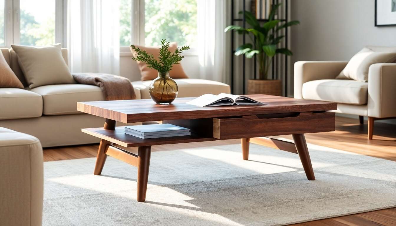 Avis sur la table basse Nature Grey de palissandre huilé