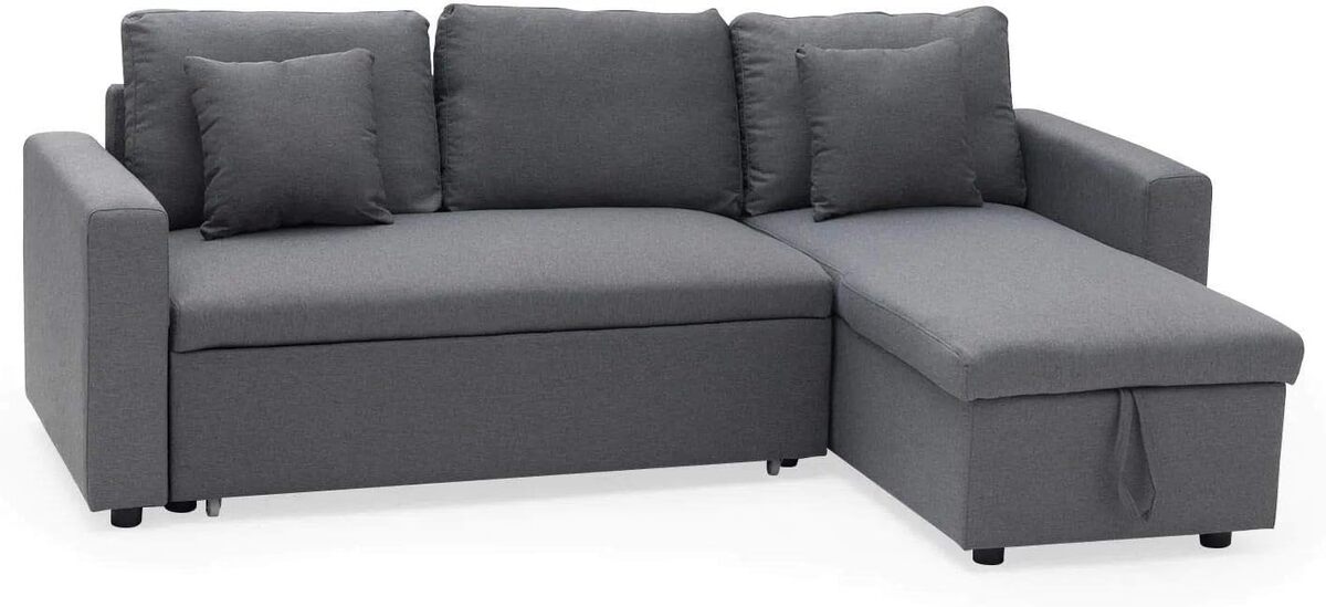 Test du canapé d'angle convertible Beneffito Milford 3 places