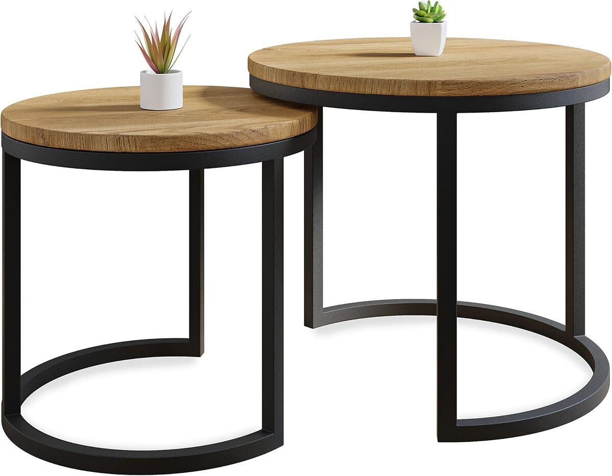 Test des tables basses Lumarc Modena en chêne et acier