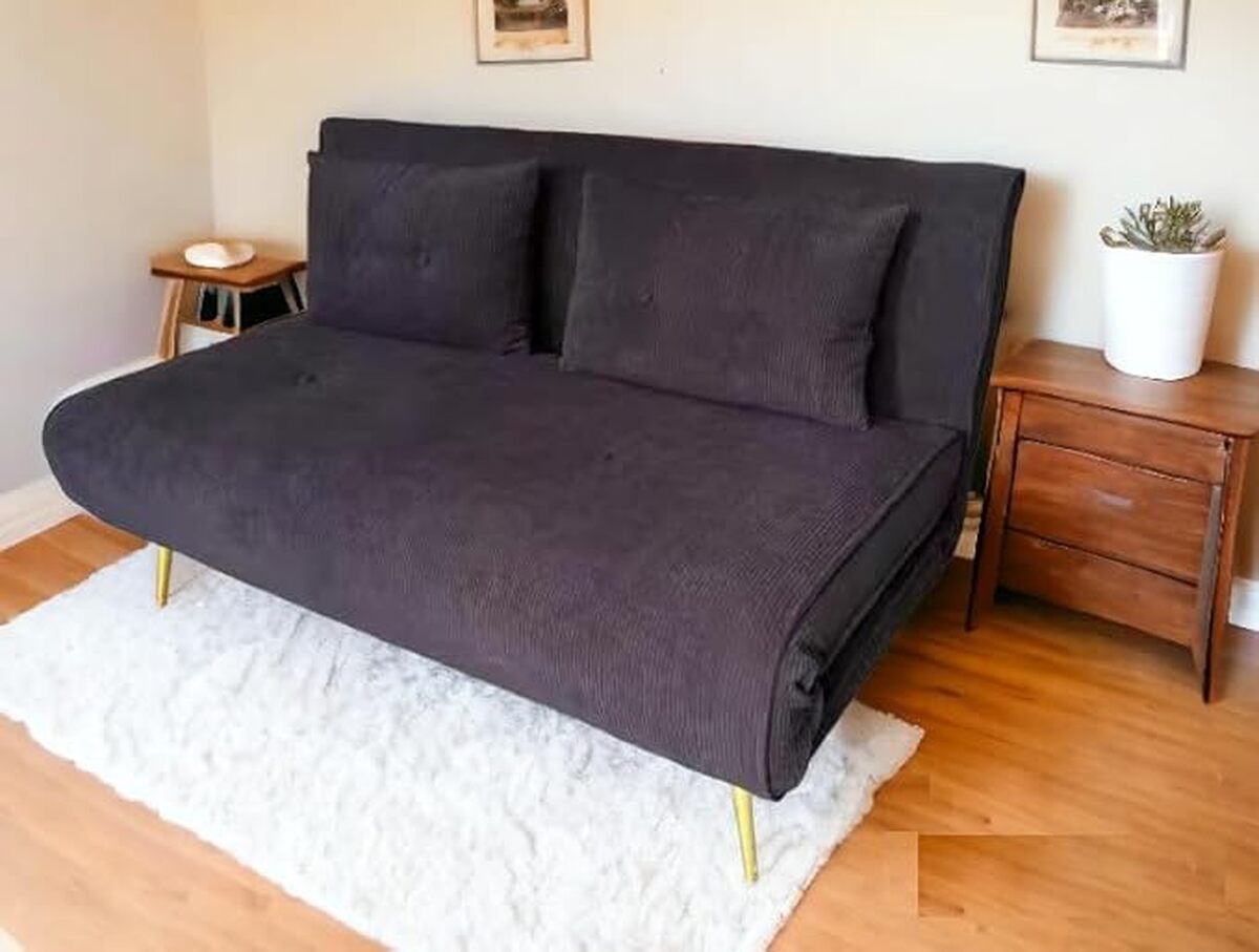 Test du canapé convertible Umberto Ravelli Lisa noir