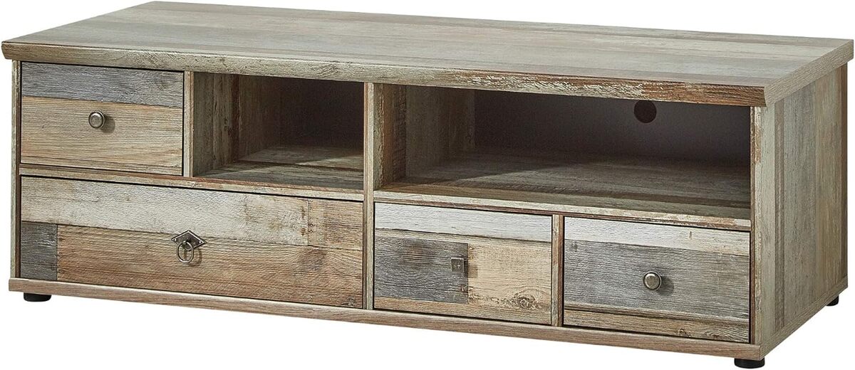 Test du meuble TV Stella Trading Bonanza : style vintage et fonctionnalité