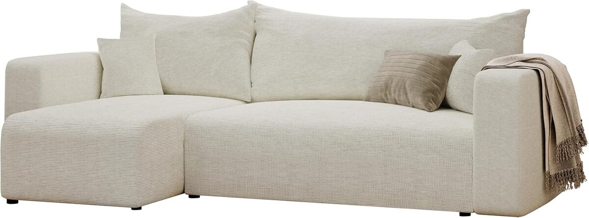 Test du canapé d'angle convertible GREKPOL : 3 places avec rangement