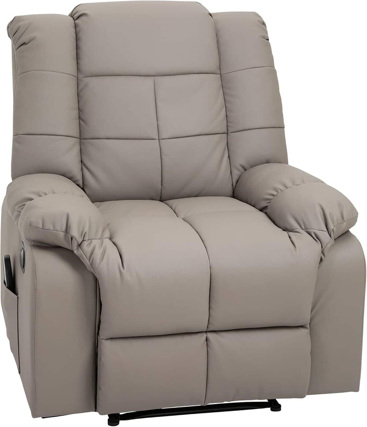Test : fauteuil de massage HOMCOM inclinable avec repose-pied