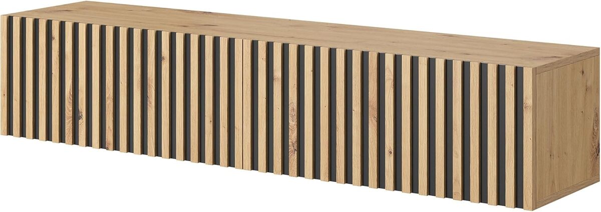 Test : meuble TV Selsey TELIRE 140 cm en chêne artisan avec façade fraisée