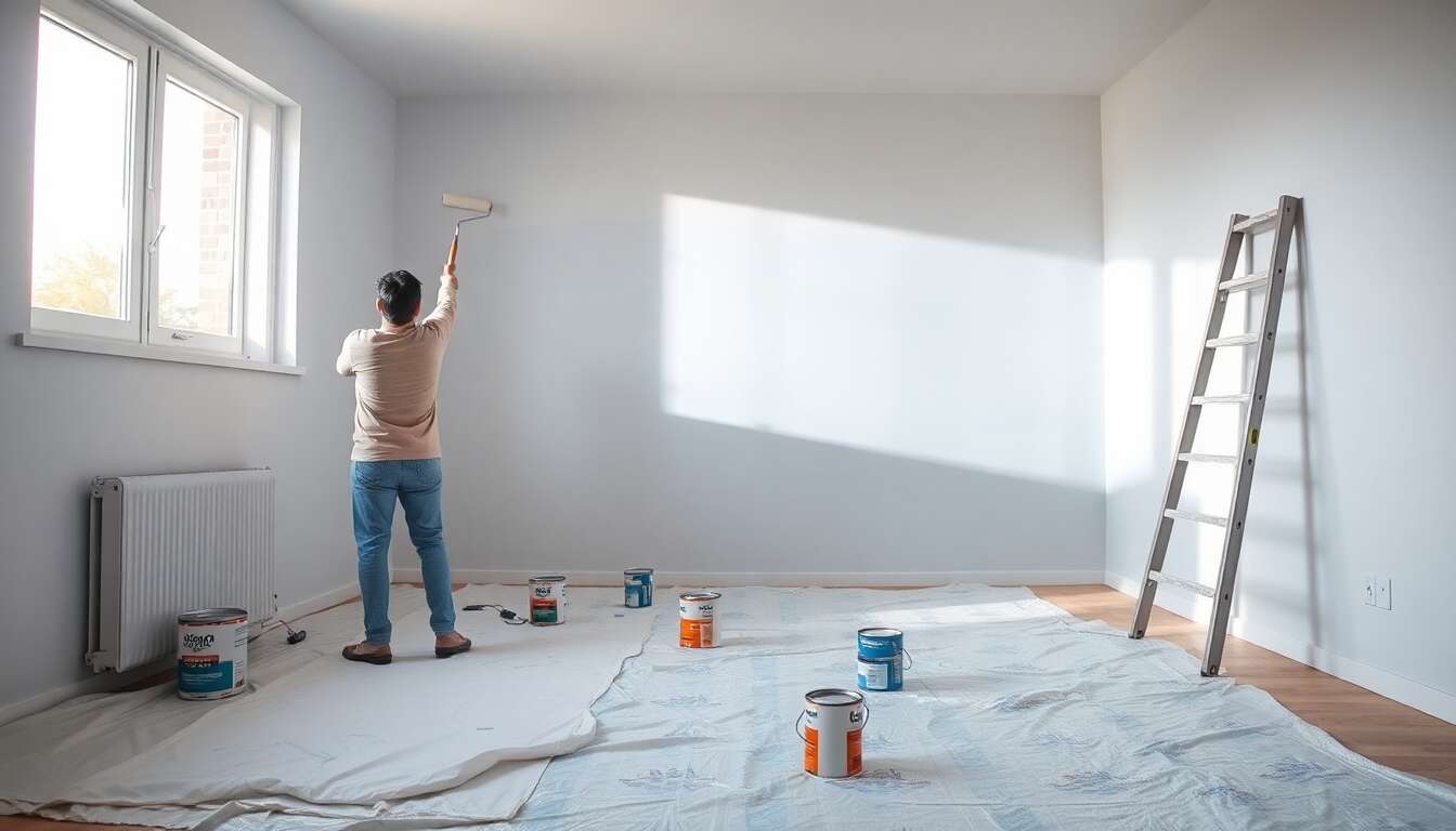 Combien de temps pour peindre une pi&egrave;ce compl&egrave;te
