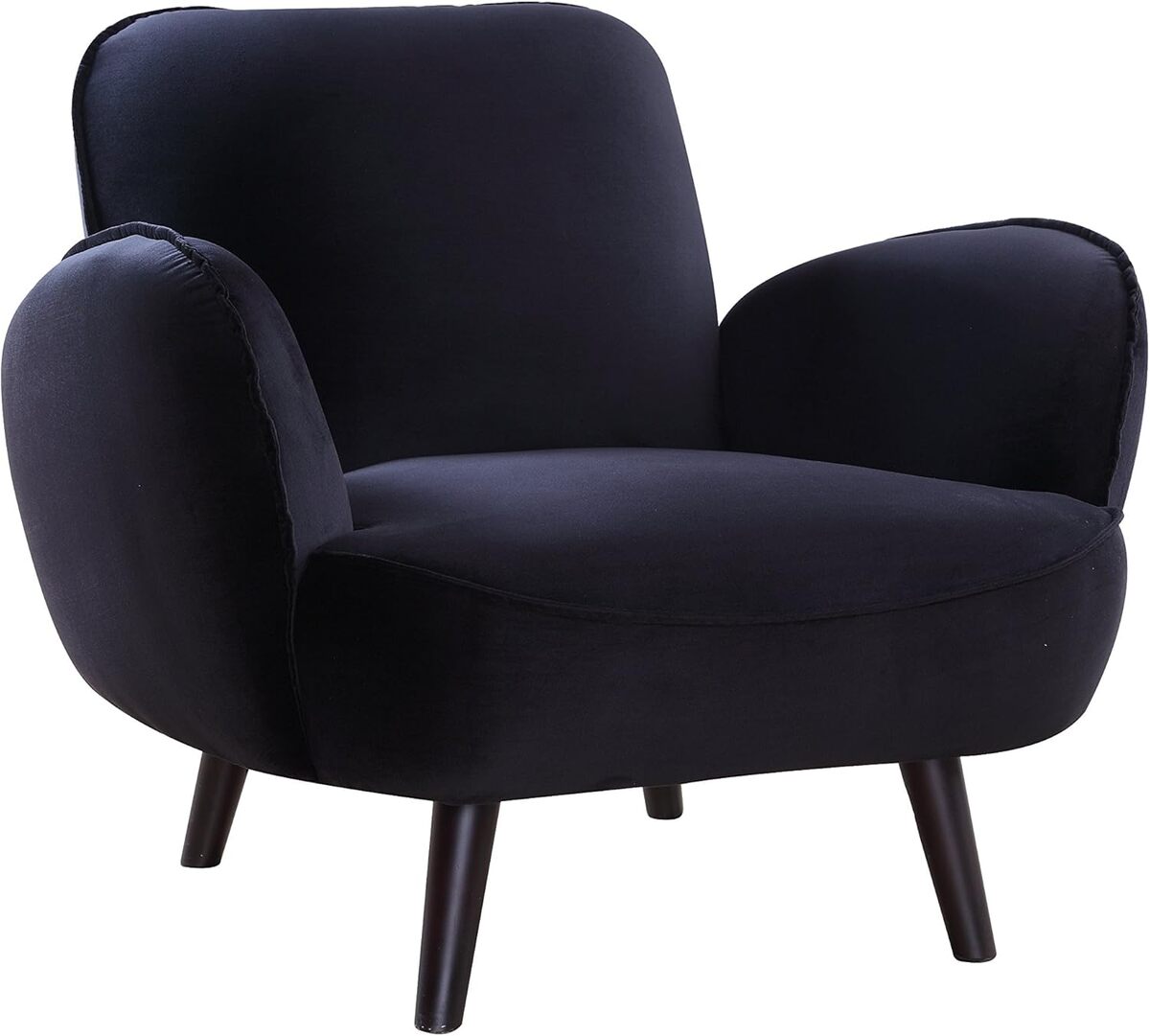 Avis : fauteuil Atlantic Home Collection Ben en velours noir