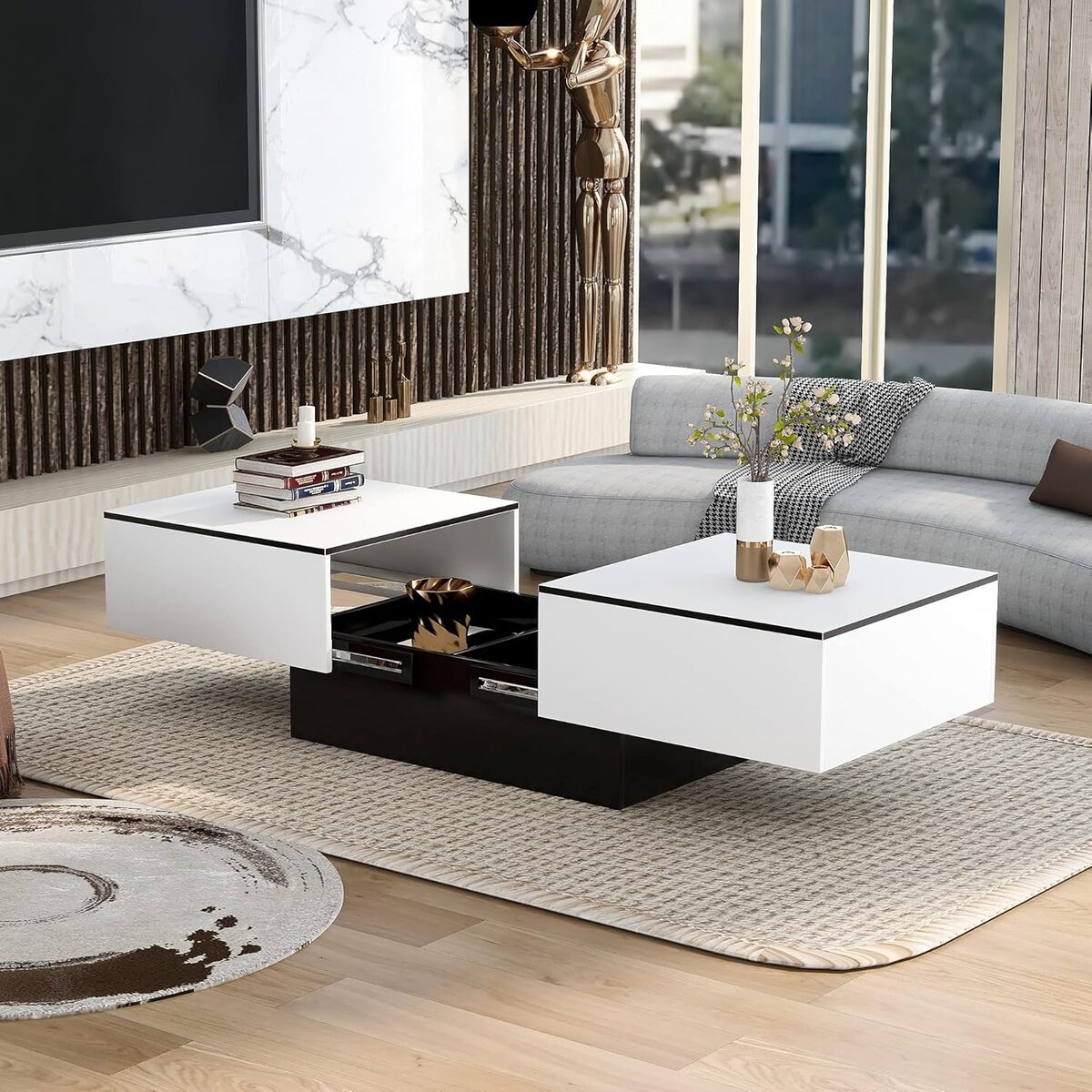 Test : table basse universelle Lerfan avec rangement extensible