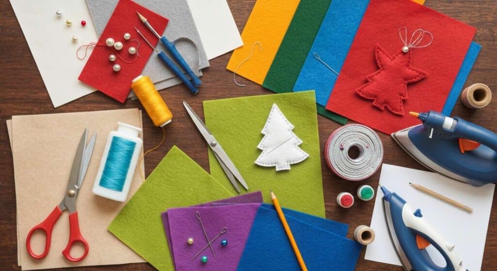 DIY Feutre de Noël : décorations Faciles à Réaliser