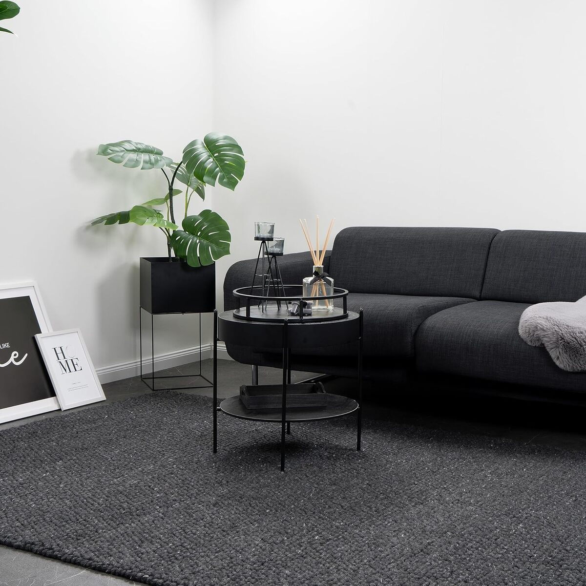 Avis : consilio concept tapis de salon en laine anthracite 160 x 230 cm