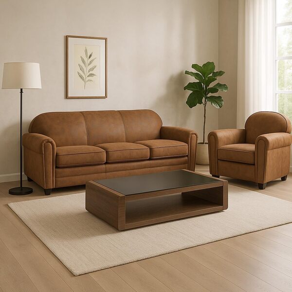 INTENSE DECO Canapé Club 3 Places William Vintage