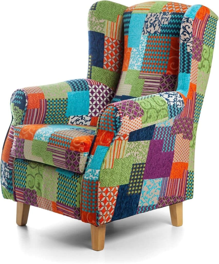 Test du fauteuil d'allaitement Sueños ZZZ Irene patchwork multicolore