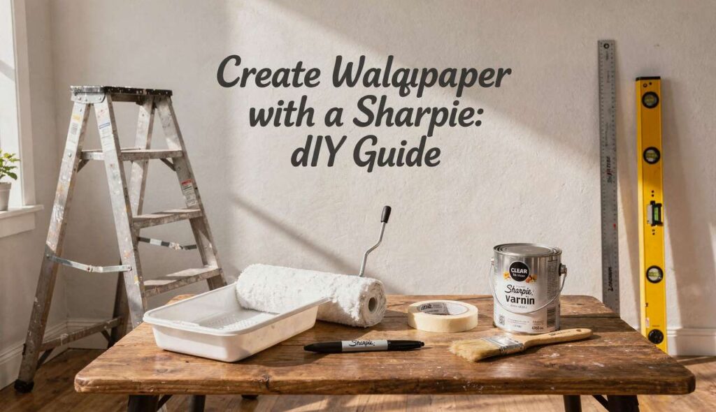 Créer un papier peint unique avec un Sharpie : guide DIY