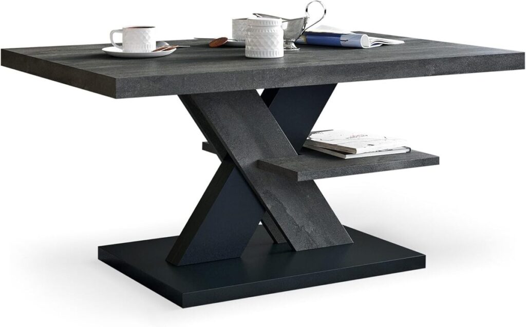 Avis sur la table basse Viosimc gris foncé : design et élégance au salon
