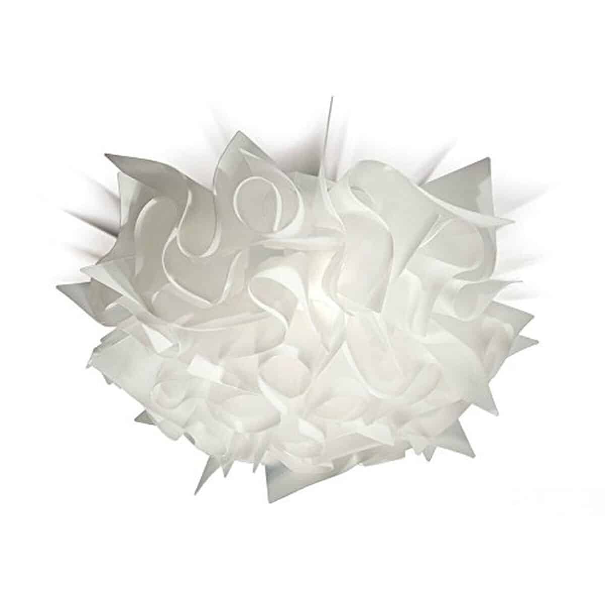 Test : plafonnier ou applique Slamp Veli blanc par Adriano Rachele