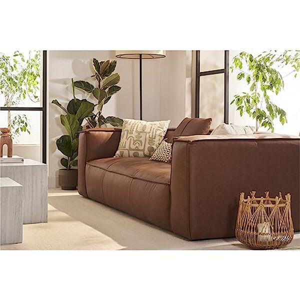 Découvrez le canapé Miliboo Cobain : un design vintage élégant avec 3 places en cuir et bois noir. Lire notre analyse complète.