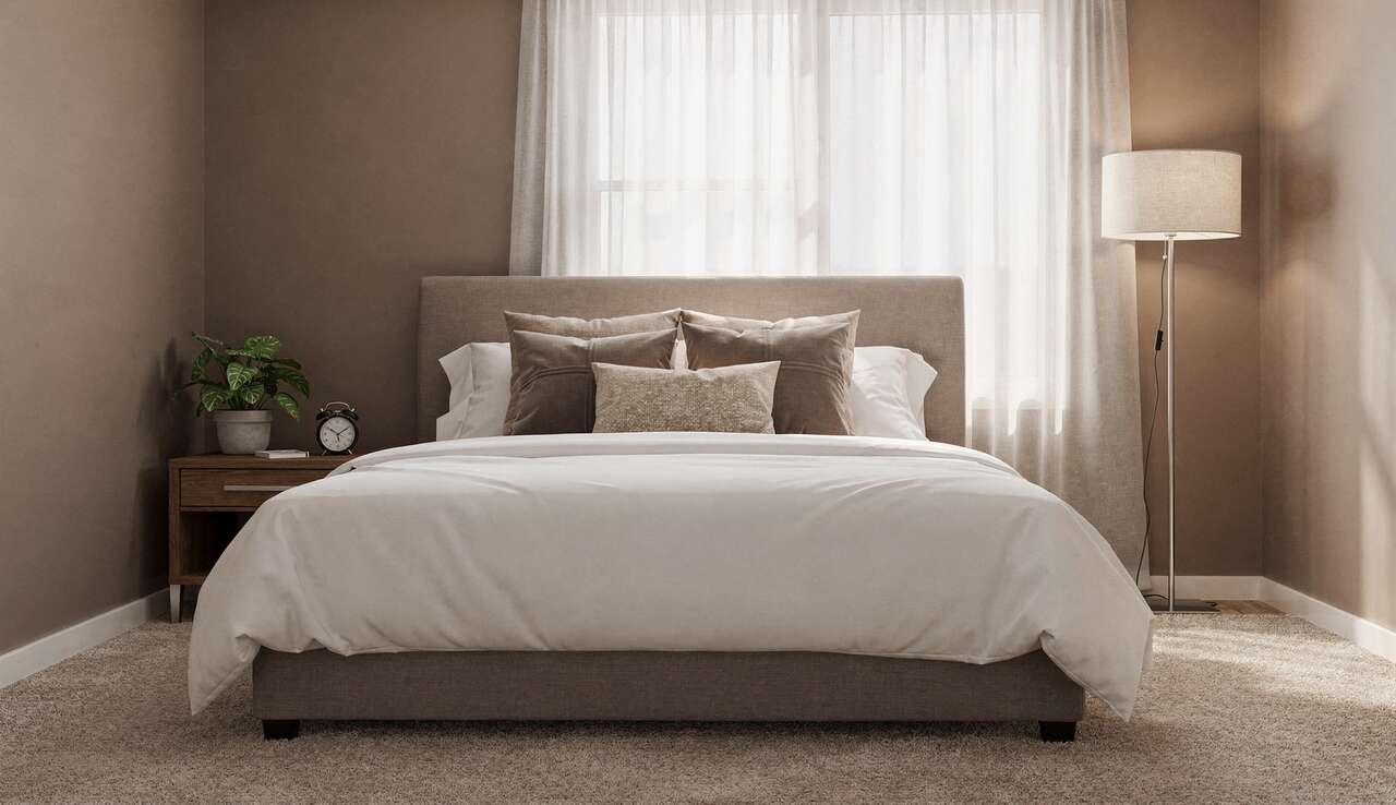 Utilisation de la couleur taupe dans une chambre : s&eacute;r&eacute;nit&eacute; et &eacute;l&eacute;gance