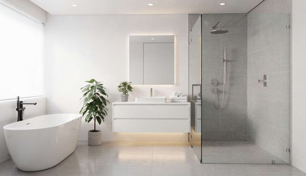 Mesures clés pour aménager une salle de bains