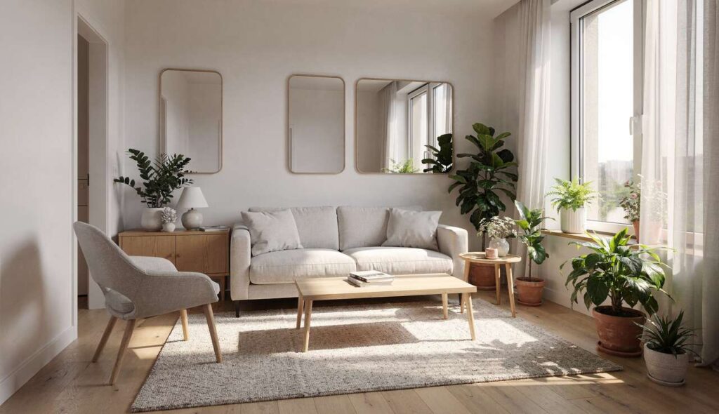 Astuces pour agrandir visuellement une petite pièce