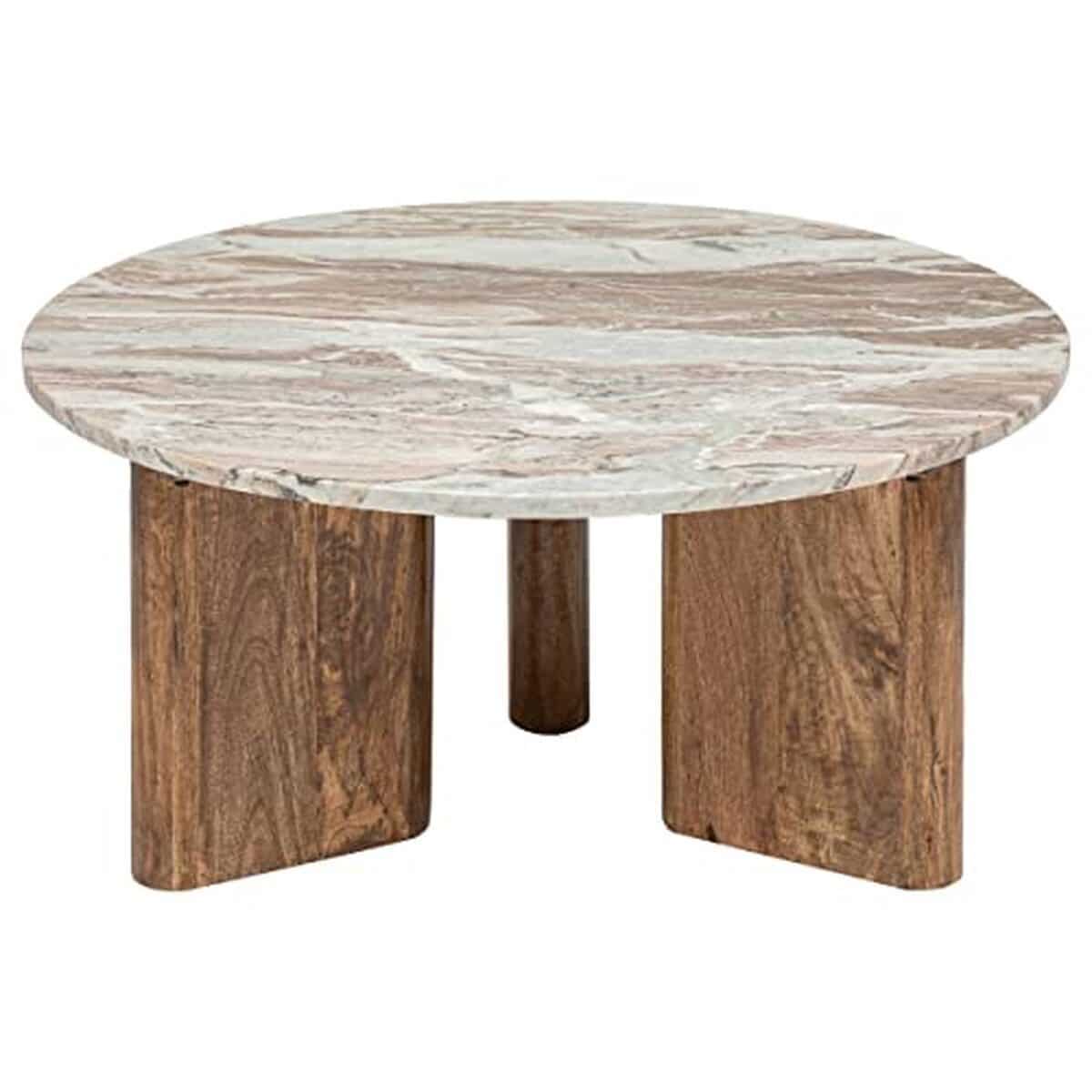Avis sur la table basse Coppa Atmosphera : élégance marbre et manguier