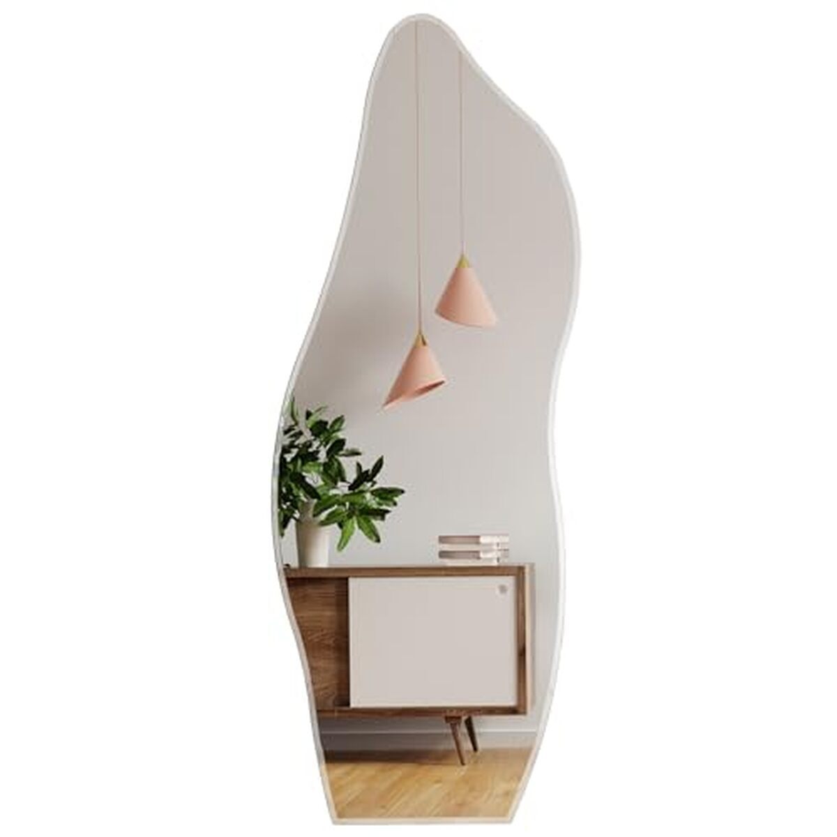 Avis sur le miroir mural asymétrique Muzilife 160 x 60 cm