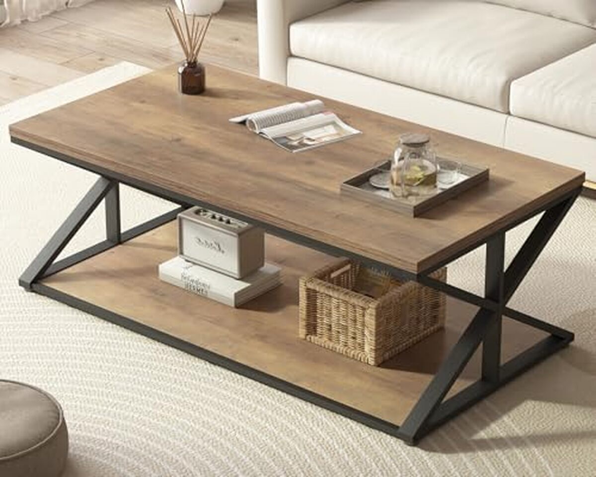 Test : table basse Launica avec rangement et design rustique