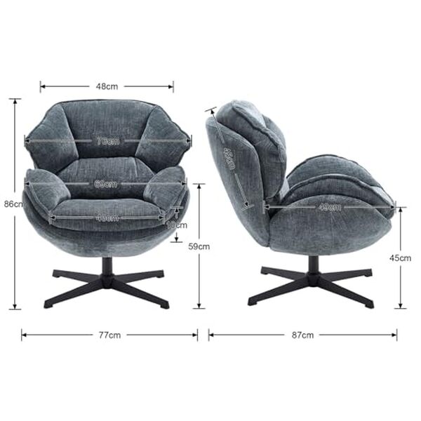 Découvrez notre analyse détaillée du fauteuil pivotant Ya-Home bleu : un mariage parfait entre confort exceptionnel et style élégant pour embellir votre espace de vie.