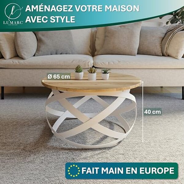 Découvrez notre analyse de la table basse Lumarc Firenze : un bijou de design mêlant chêne et acier. Optez pour l'élégance et la robustesse dans votre salon.