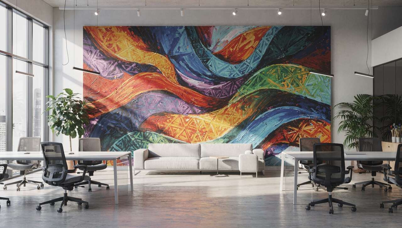 Fresque artistique : dynamiser vos bureaux avec Monsieur Peinture