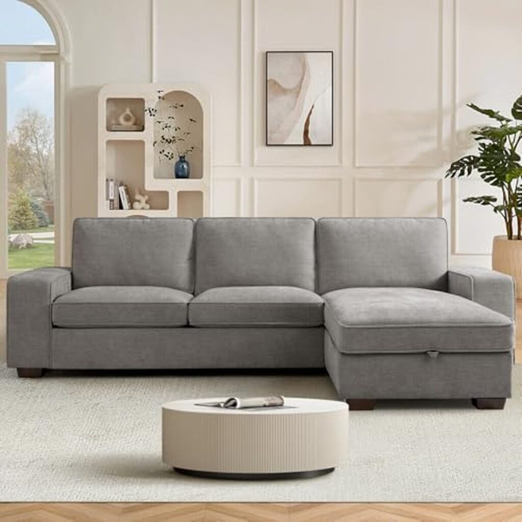 Test du canapé sectionnel DUANDUAN : design moderne convertible et confortable